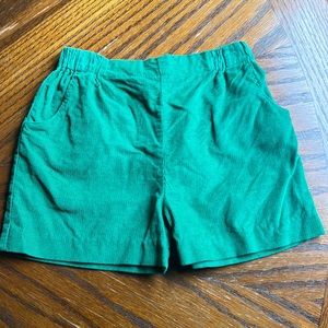 Banbury Cross Green Corduroy Dress Shorts Size 4